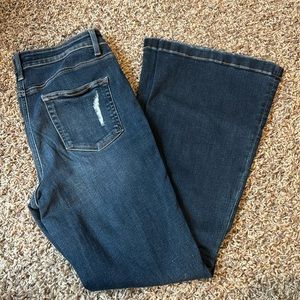 Maurice's jeans high rise flare dark denim